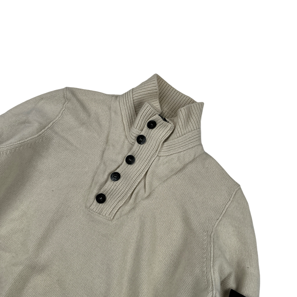 Stone Island 2007 Cream Pullover Knitted Jumper - XXL