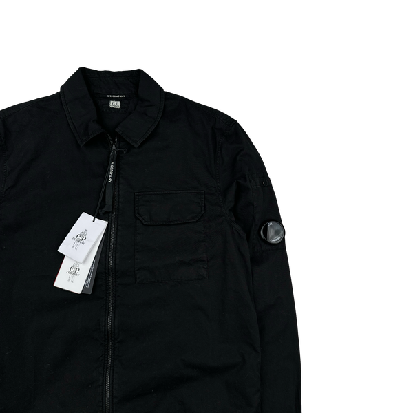 CP Company Black Cotton Overshirt - XS