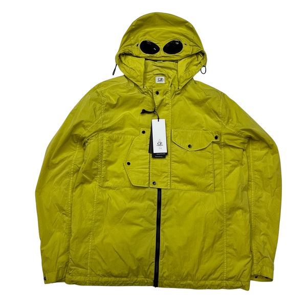 CP Company Yellow Chrome Goggle Jacket - Large