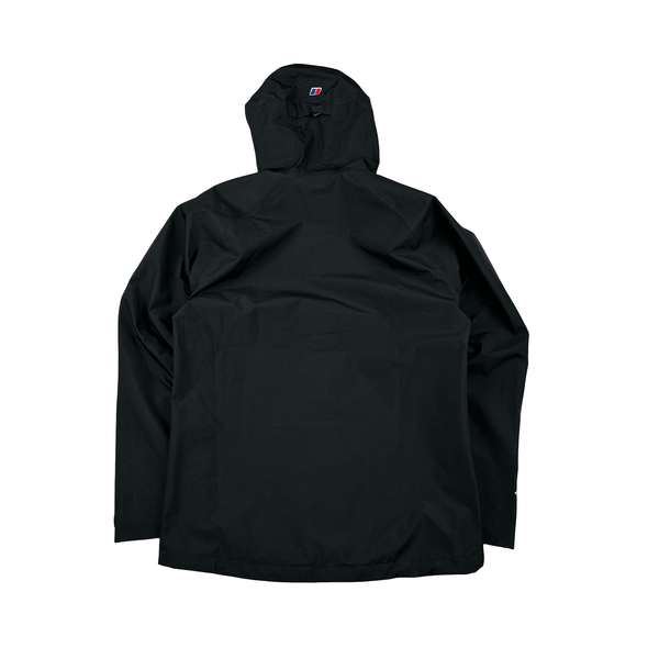 Berghaus Black Gore-tex Lightweight Hooded Raincoat - Small