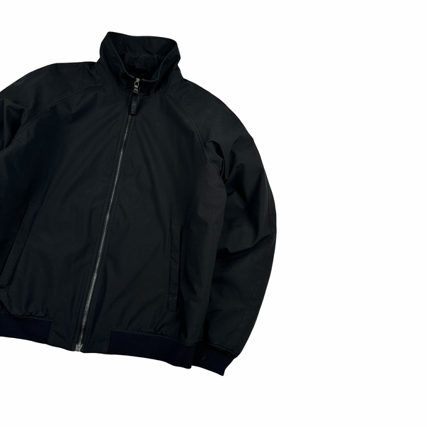 Prada Black Nylon Red Tab Padded Jacket - XL