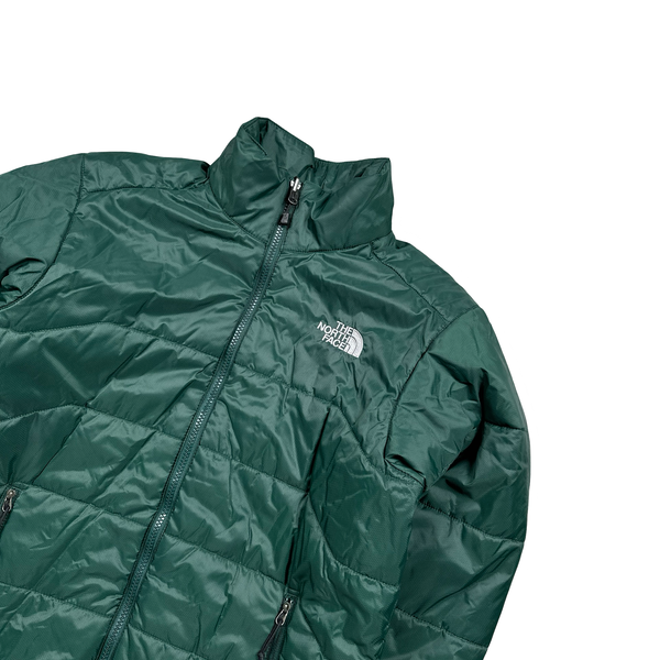 North Face Removable Liner Green Hyvent Hooded Jacket - Small