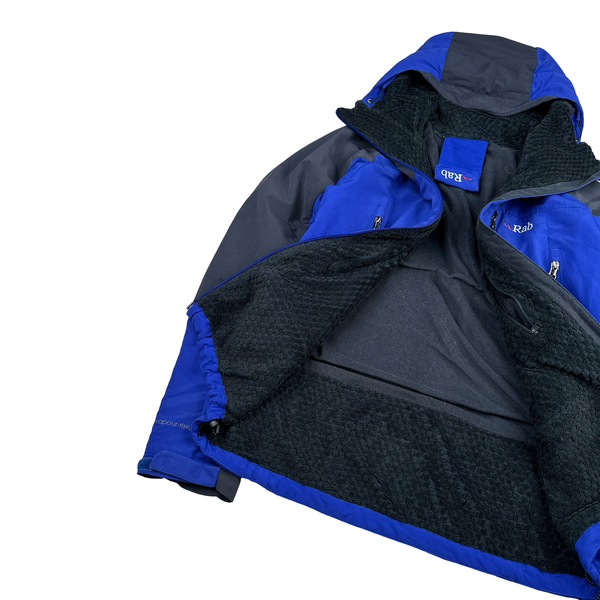 RAB Blue Pertex Vapour-Rise Waterproof Rain Jacket - Medium