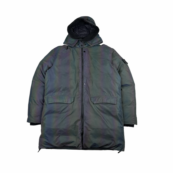 Stone Island 2018 Reflective Scarabeo Down Parka Jacket - XL