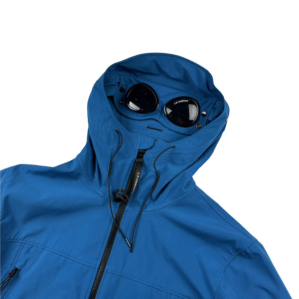 CP Company Blue CP Shell R Goggle Jacket - XL