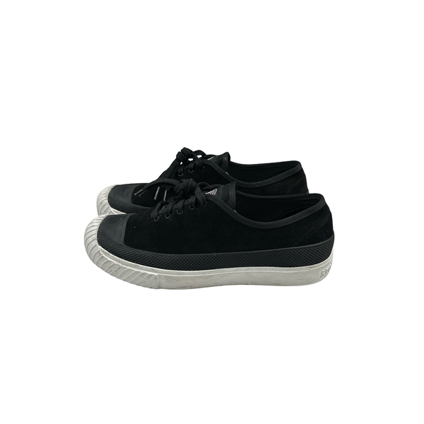 Stone Island x Diemme Black Leather Trainers - UK 10.5