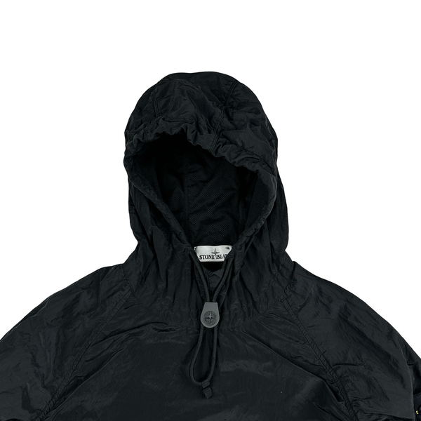 Stone Island 2018 Black Nylon Metal Smock - Small