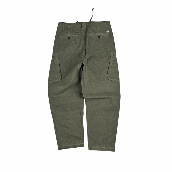 CP Company Khaki Ba Tic Cargo Trousers - Small