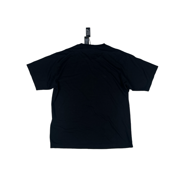 Stone Island Black Stone Reflective Fading Compass Logo T Shirt - Large
