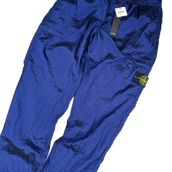 Stone Island 2022 Navy Type Re-T fit  Nylon Metal Trousers - 36"