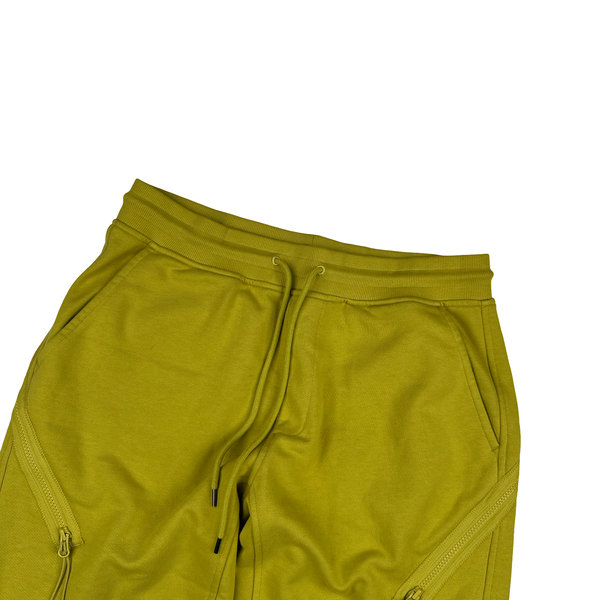 CP Company Green Cotton Lens Viewer Shorts - Small