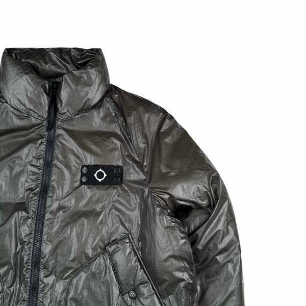Ma Strum Grey Heat Reactive Ice Puffer Jacket - Medium