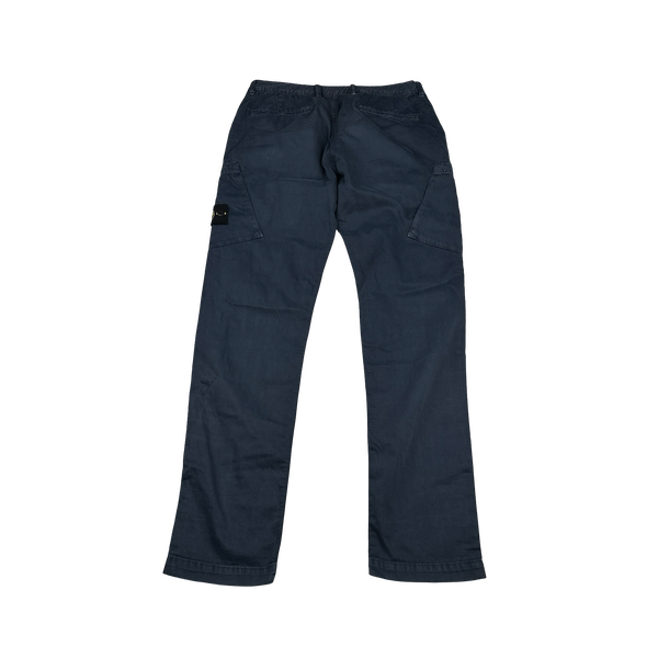 Stone Island 2017 Navy Cotton Twill Cargos - 32"