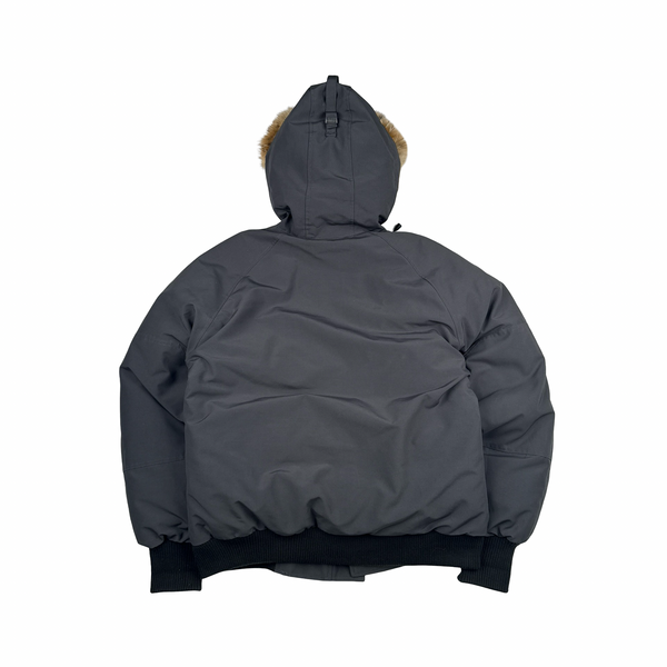 Canada Goose Grey Chilliwack Bomber Parka Jacket - Small