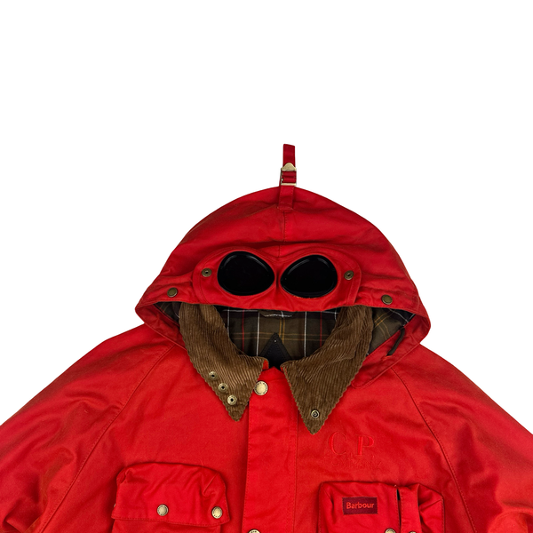 CP Company x Barbour Multi Pocket Creed 500 Mille Waxed Jacket - XL