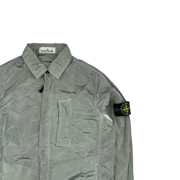 Stone Island 2018 Mint Nylon Metal Overshirt - Medium