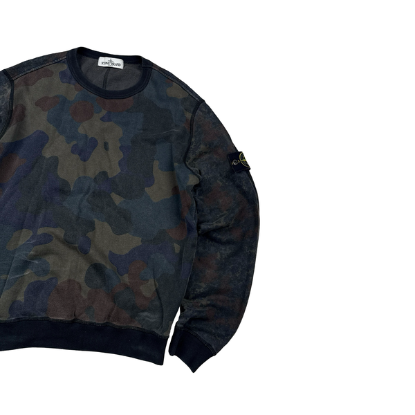 Stone Island 2013 Digital Camo Cotton Crewneck Jumper - Large