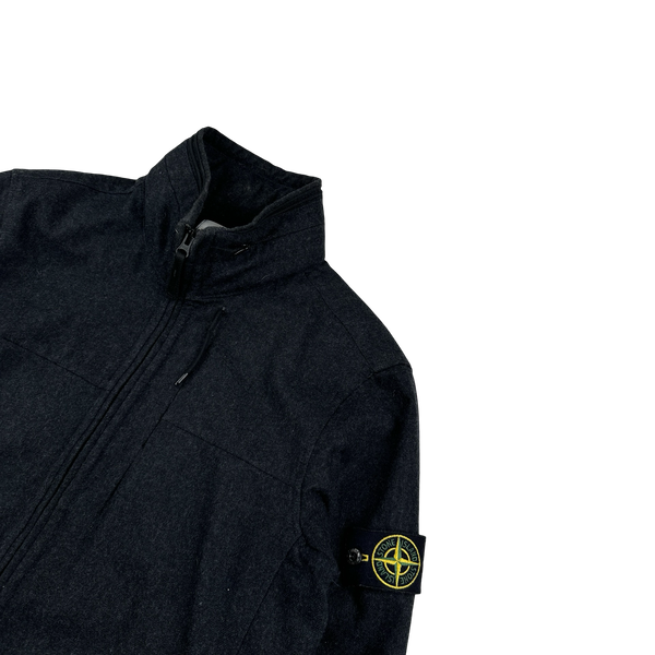 Stone Island 2014 Dark Navy Wool Overshirt - Medium