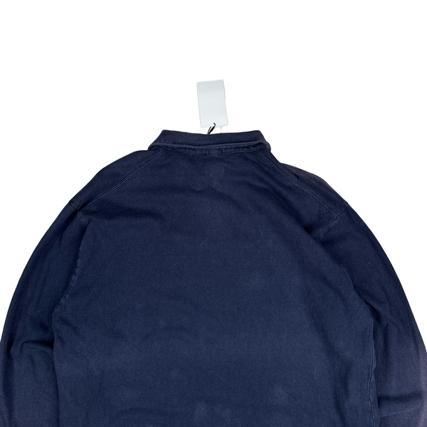 Stone Island Marina 1995 Vintage Cotton Long Sleeve Polo Shirt - XL