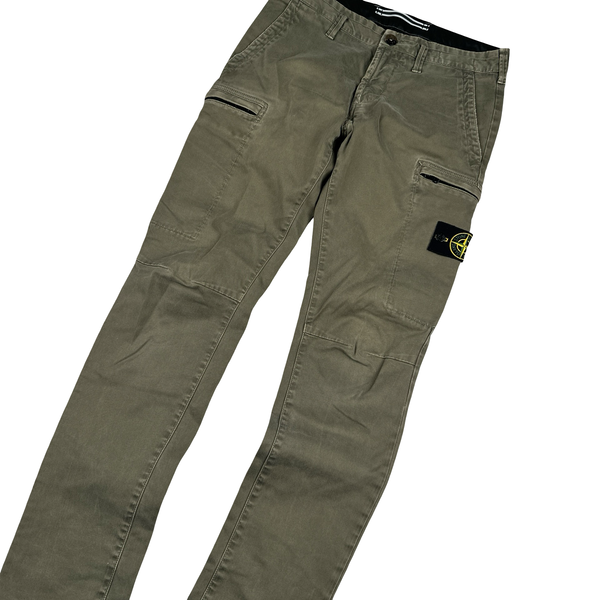 Stone Island 2014 Khaki Cargo Trousers - 29"