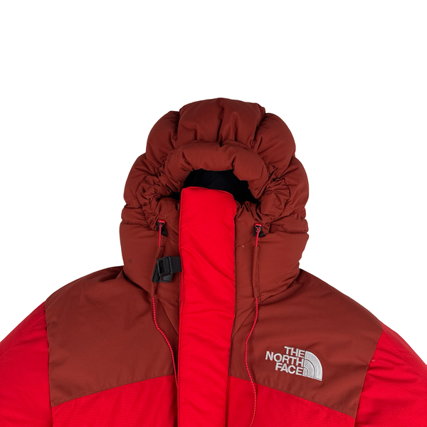 North Face Red Summit Series UIAA Hyvent Alpha Down Hooded Puffer Jacket - Medium