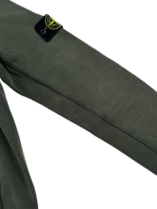 Stone Island 2015 Green Cotton Crewneck Sweatshirt - Large
