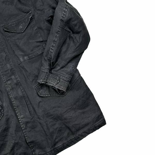 Stone Island 2008 Lino Flax Shoulder Badge Jacket - Medium