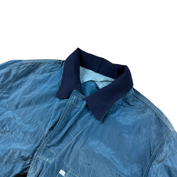 Stone Island 2006 Nylon Metal Blue Shimmer Jacket - XXL