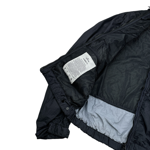 Stone Island 2012 Navy Membrana TC Hooded Jacket - Small