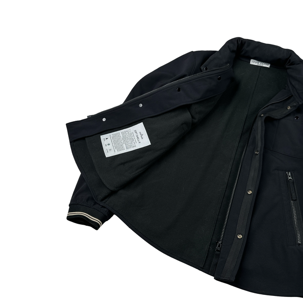 Stone Island 2011 Black Soft Shell R Jacket - Medium