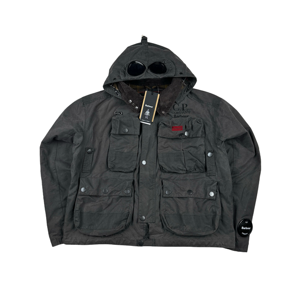 CP Company x Barbour Multi Pocket 500 Mille Waxed Jacket - Large