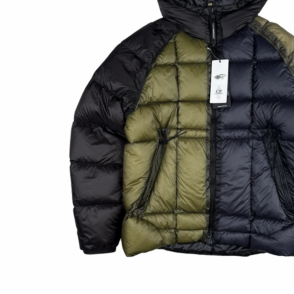 CP Company X Beams Multicolour DD Shell Orange Goggle Jacket - Large