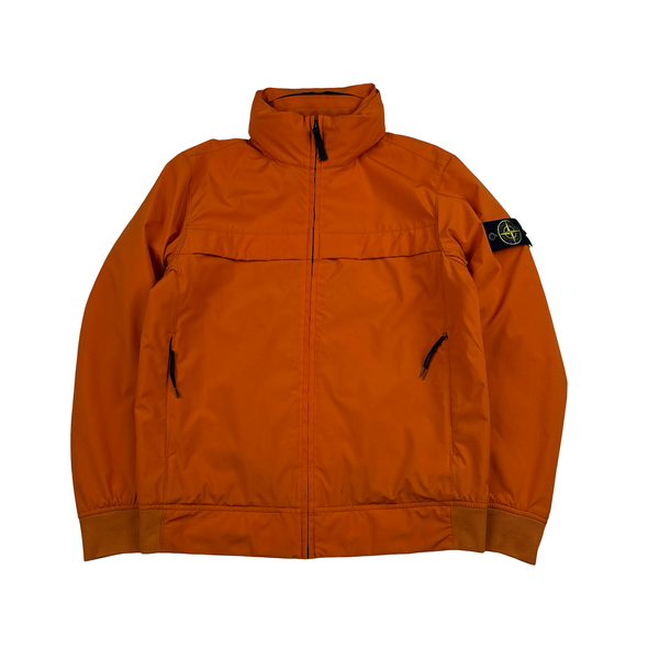 Stone Island 2019 Orange Soft Shell R Primaloft Jacket - Medium