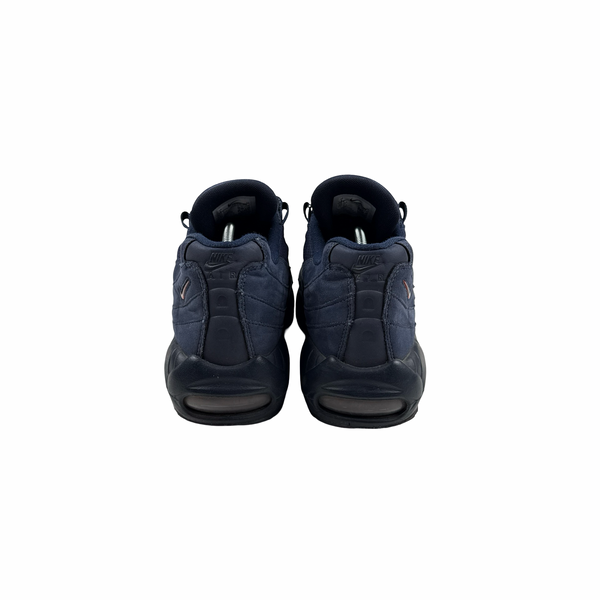 Nike Air Max 95 Suede Navy Red Tick Trainers - UK 8
