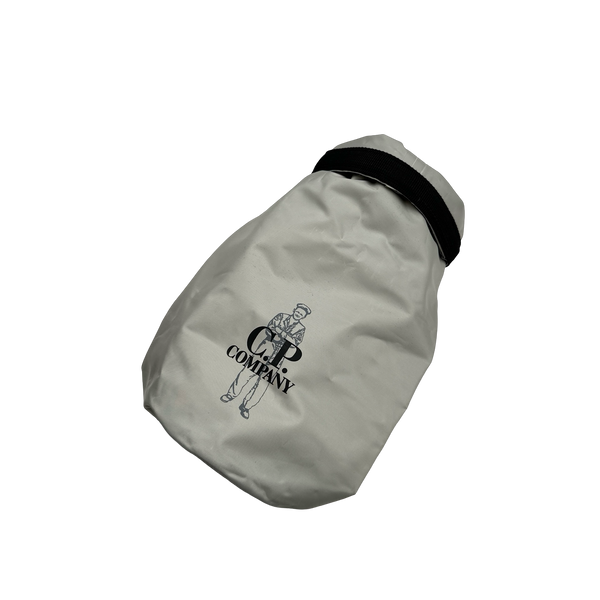 CP Company Grey Thick Nylon Spellout Mini Bag
