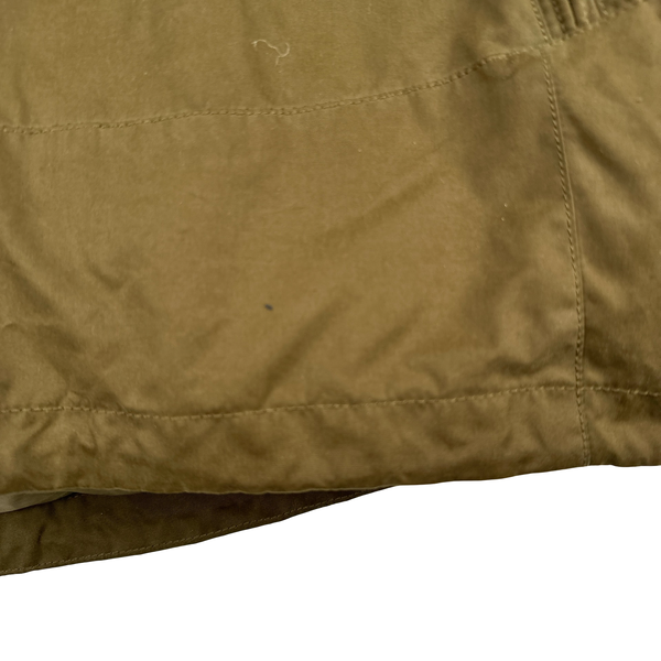 Ralph Lauren Tan 2 in 1 Zip up Puffer Jacket - Large