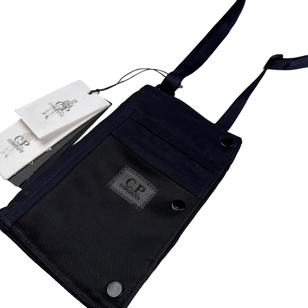 CP Company Spellout Nylon Wallet Drawstring Bag