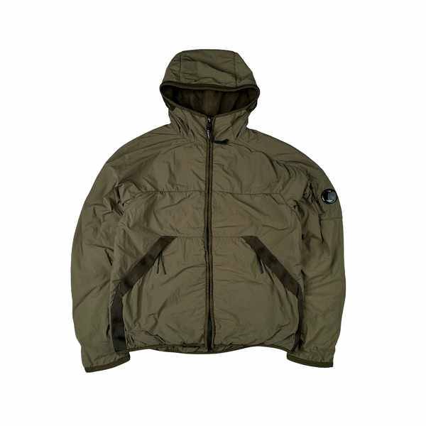 CP Company Khaki GDP Hooded Polartec Goggle Jacket - Large – Mat's