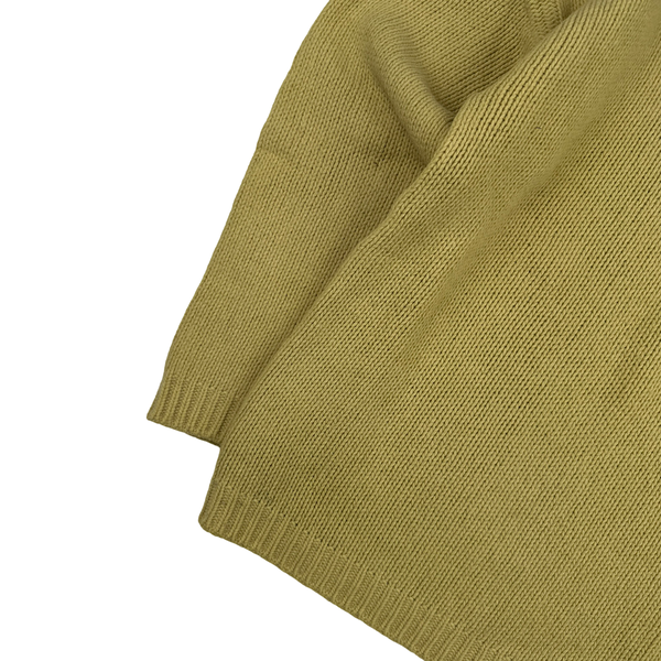 Stone Island Vintage Lemon Knit Crewneck Pullover - Small