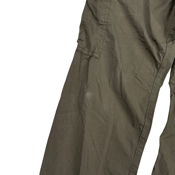 Stone Island Khaki RE T Cargo Trousers - 32"