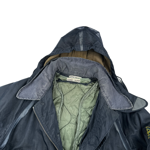 Stone Island Vintage 2001 Monofilament Mesh Dutch Rope Jacket - Large