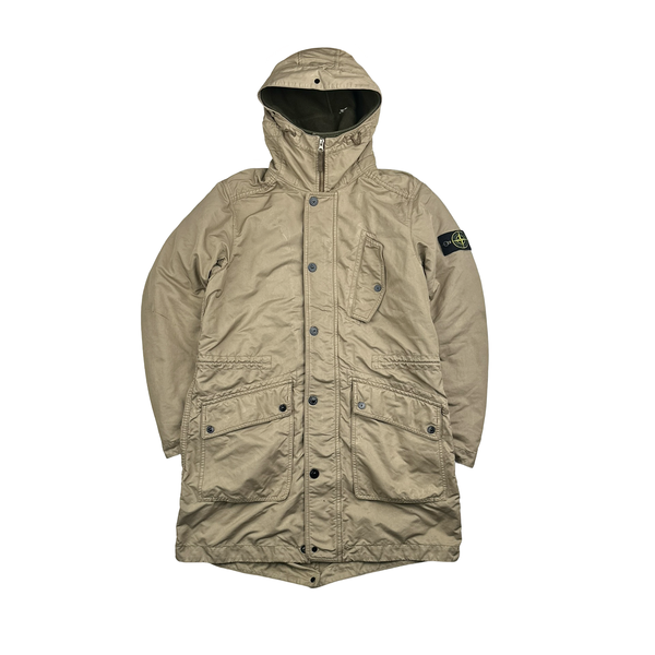 Stone Island 2013 Beige David TC Thick Lined Fishtail Duffle
