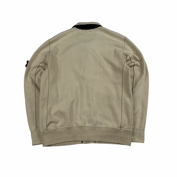 Stone Island 2006 Vintage Beige Cotton Buttoned Jacket - XL