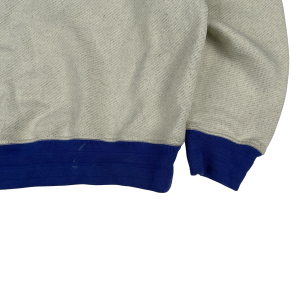 Stone Island 2021 Cotton Quarter Zip Jumper - Medium