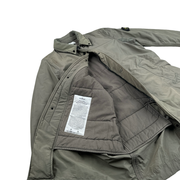 Stone Island 2016 Olive Primaloft Insulated Micro Reps Jacket - Large
