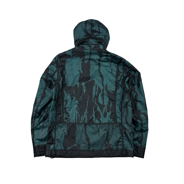 Stone Island 2015 Reverse Colour Process Raso Gommato Flowing Camo Jacket - Medium
