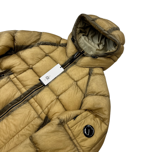 CP Company Beige D D Shell Puffer Jacket - Large & XL