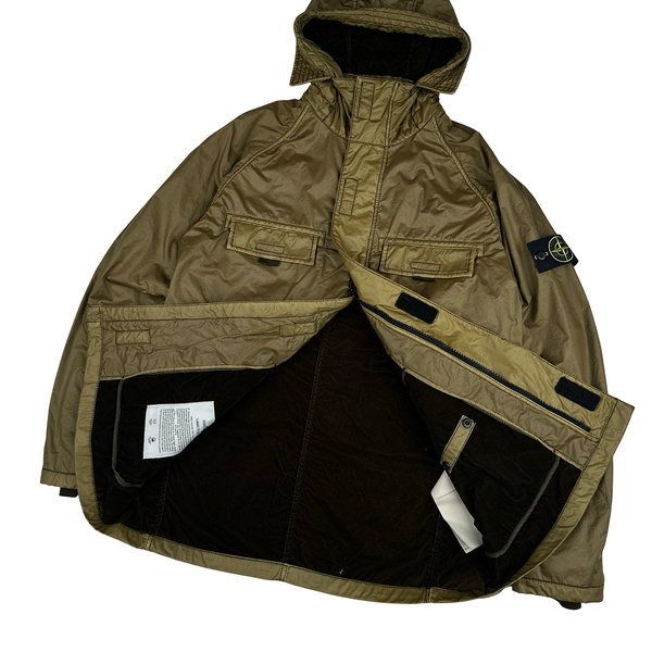 Stone Island 2018 Brown Lamy Flock Multipocket Jacket - Medium
