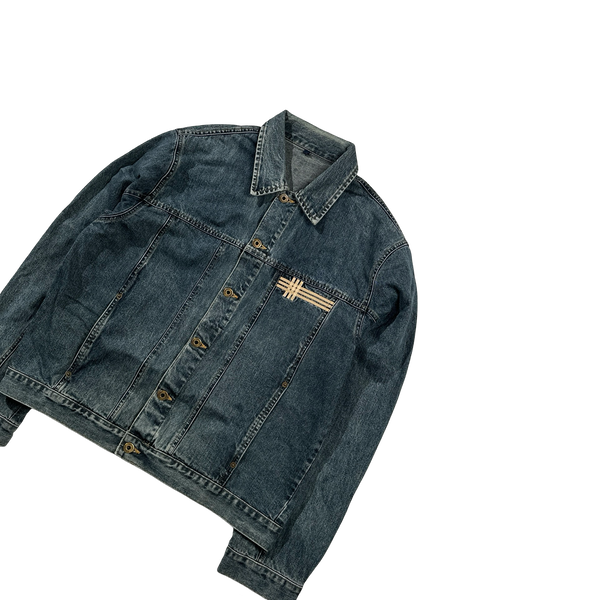 Burberry Nova Check Pocket Denim Jacket - Large