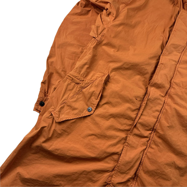 Stone Island 2014 Orange David Light TC Cotton Jacket - Large